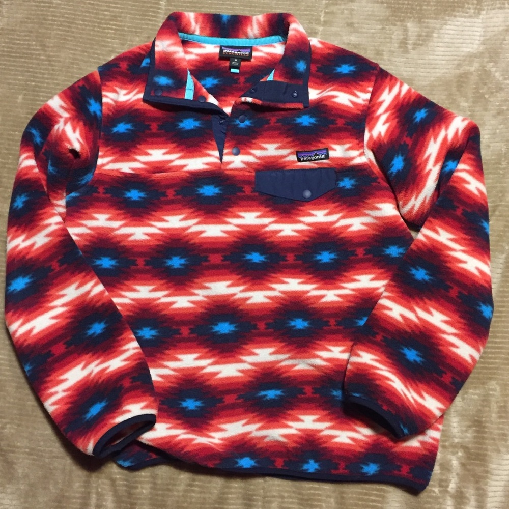 Patagonia Synchilla Snap T Desert Wild Desert Med